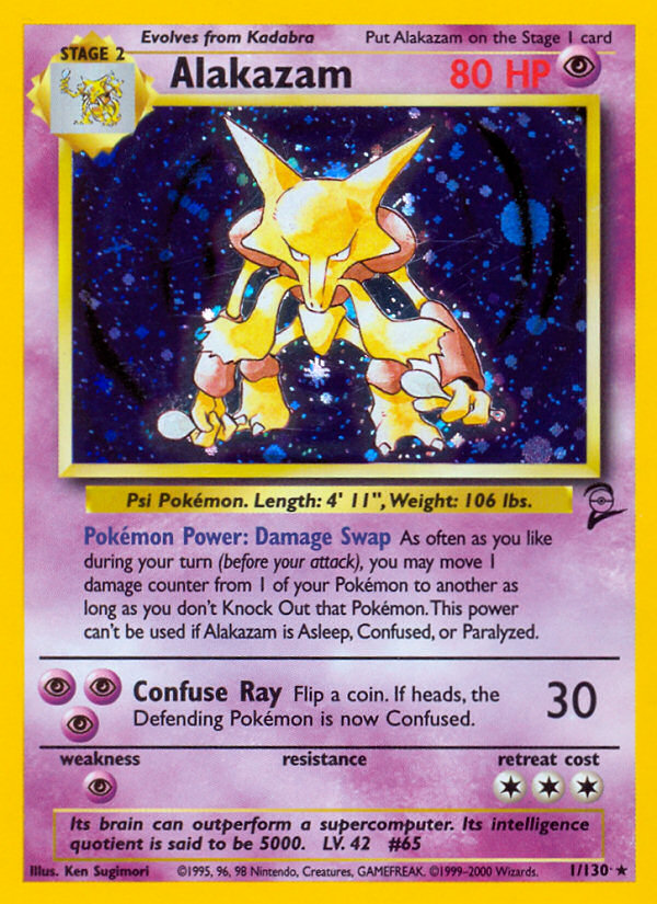 alakazam pokemon card 1 130 Carta Pokmon - 1/130 Base Set 2 Holo Original Hp/d Celebrate the legacy of your favorite tabletop game with this Alakazam 2025 Pokemon Mega Evolution #9 PSA Authenticated 9 Card Pokemon Trading Card Game Base