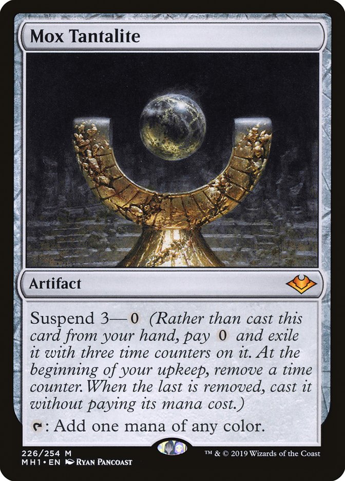 MtG Modern Horizons Mythic Rare Mox Tantalite #226