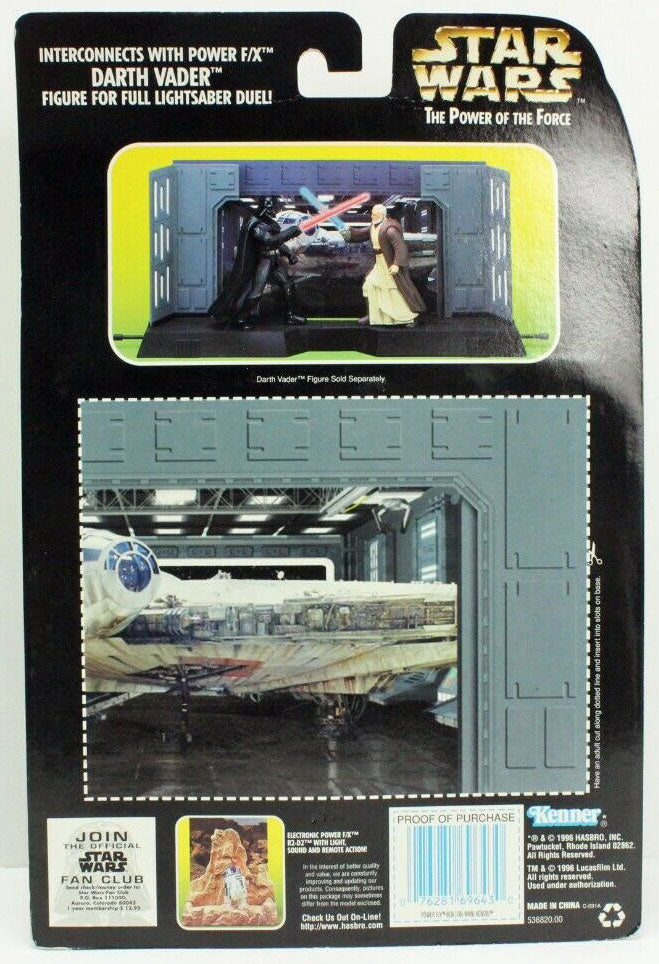 Kenner 1996 Star Wars POTF Ben Obi-Wan Kenobi Electronic Power F/X Action Figure