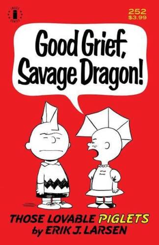 Savage Dragon #252 2ND Printing Charlie Brown Parody Cover (Mature)