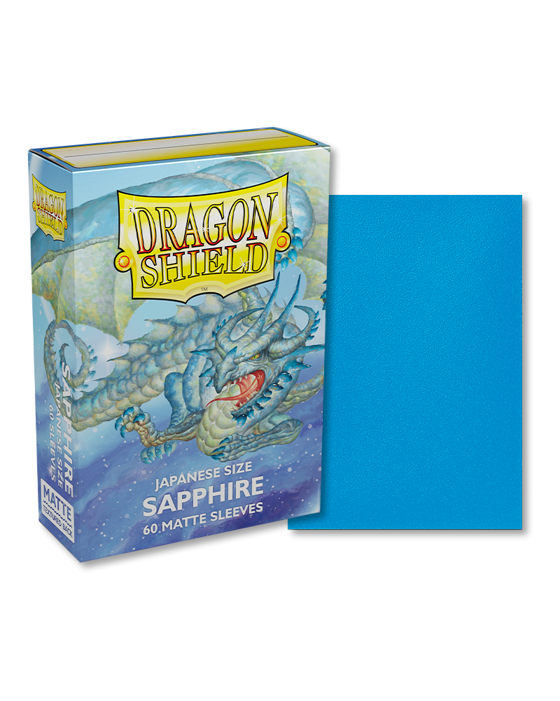 Dragon Shield Japanese Sized Sleeves - Sapphire 60ct