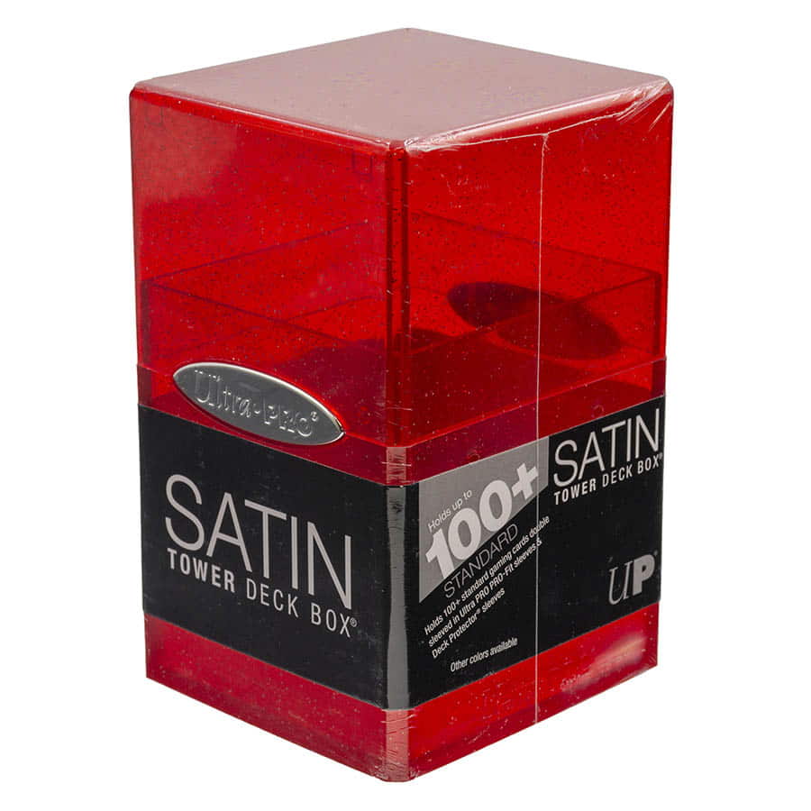 Ultra PRO: Satin Tower - Glitter Red