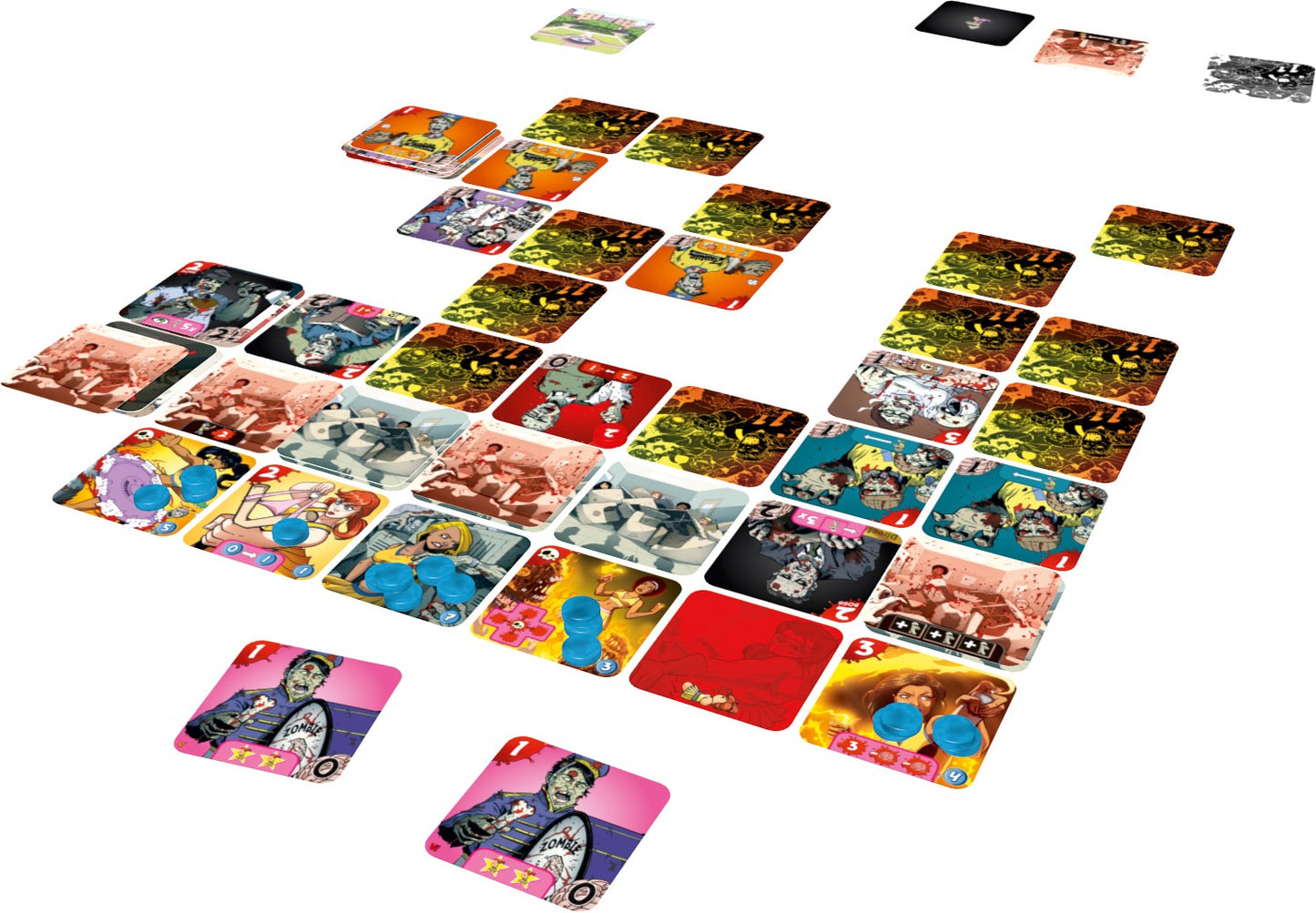 ZOMBIES VS CHEERLEADERS Card Game by Richard Toquet