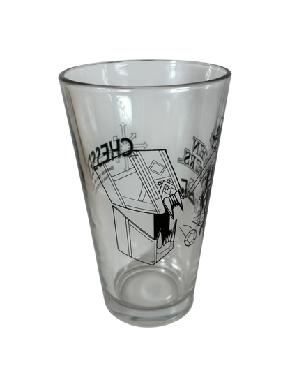 Chessex Hidden Wonders Promo Pint Glass