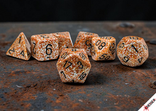 Chessex: Speckled 7-Die Polyhedral Set - Rust