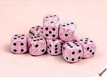 Chessex: Speckled 16mm 12 D6 Dice Block - Pink