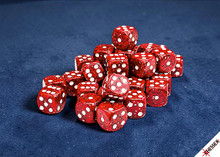 Chessex: Speckled 12mm 36 Dice Block - Lava Stone