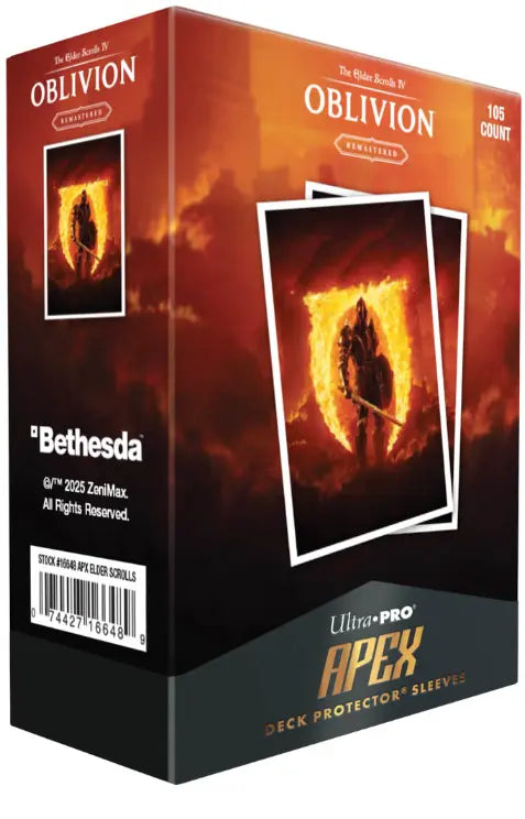 Ultra PRO: 105ct Standard Sleeves (APEX) - Oblivion Remastered