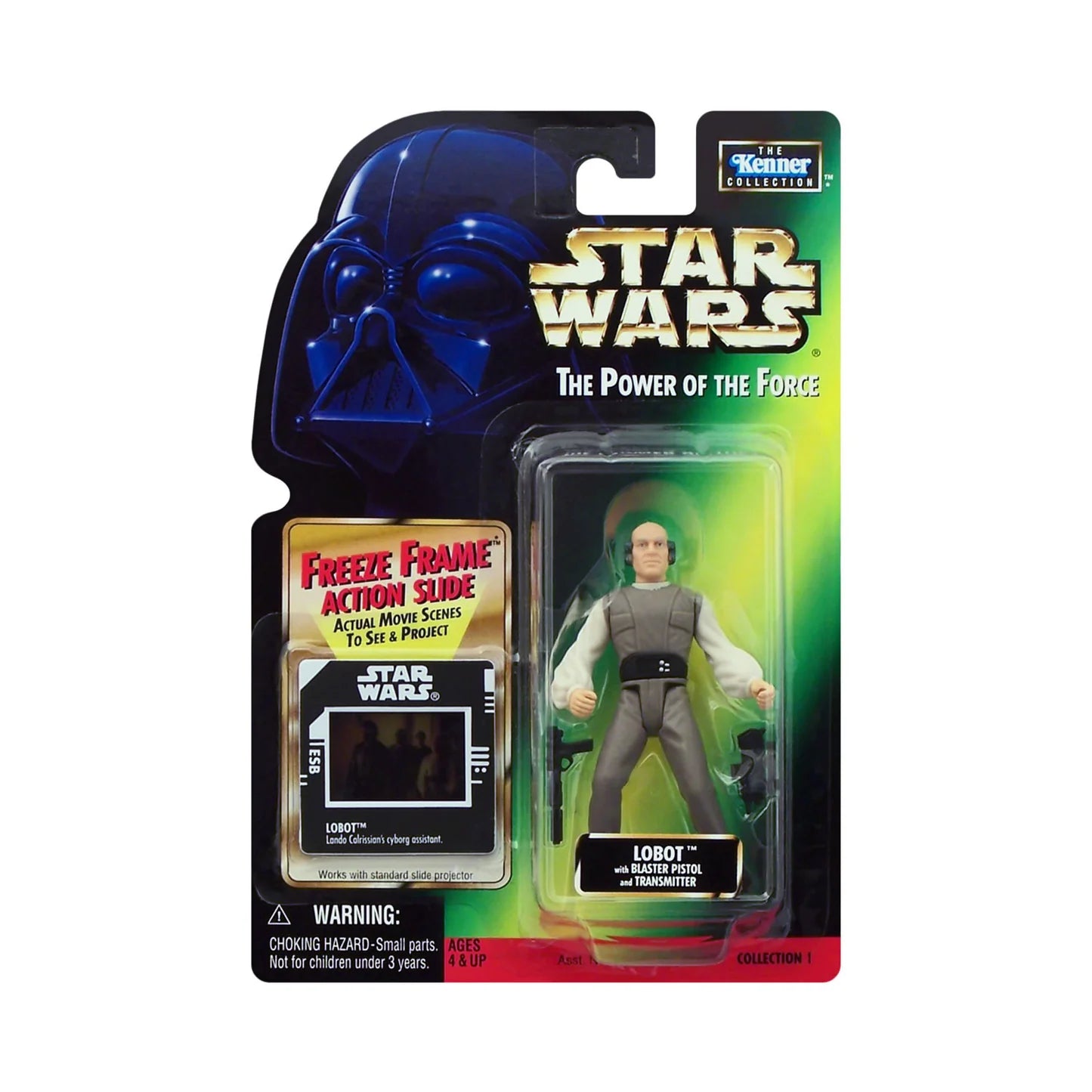 Star Wars POTF Lobot Action Figure with Freeze Frame