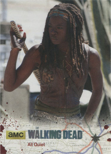 Walking Dead Season 4 Part 2 Silver Foil Parallel Base Card 06 #54/99