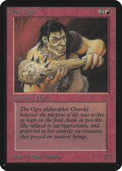Magic: The Gathering MTG Gray Ogre [Alpha Edition] Graded CGC 7.5 Near Mint+