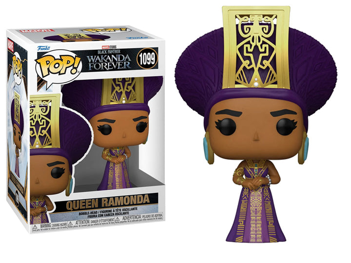 Pop Marvel Black Panther Wakanda Forever Queen Ramonda Vinyl Figure