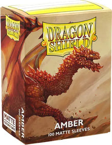 Dragon Shield Matte Sleeve - Amber 'Rav' 100ct