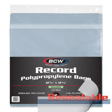 BCW Resealable 12-Inch Record Bags