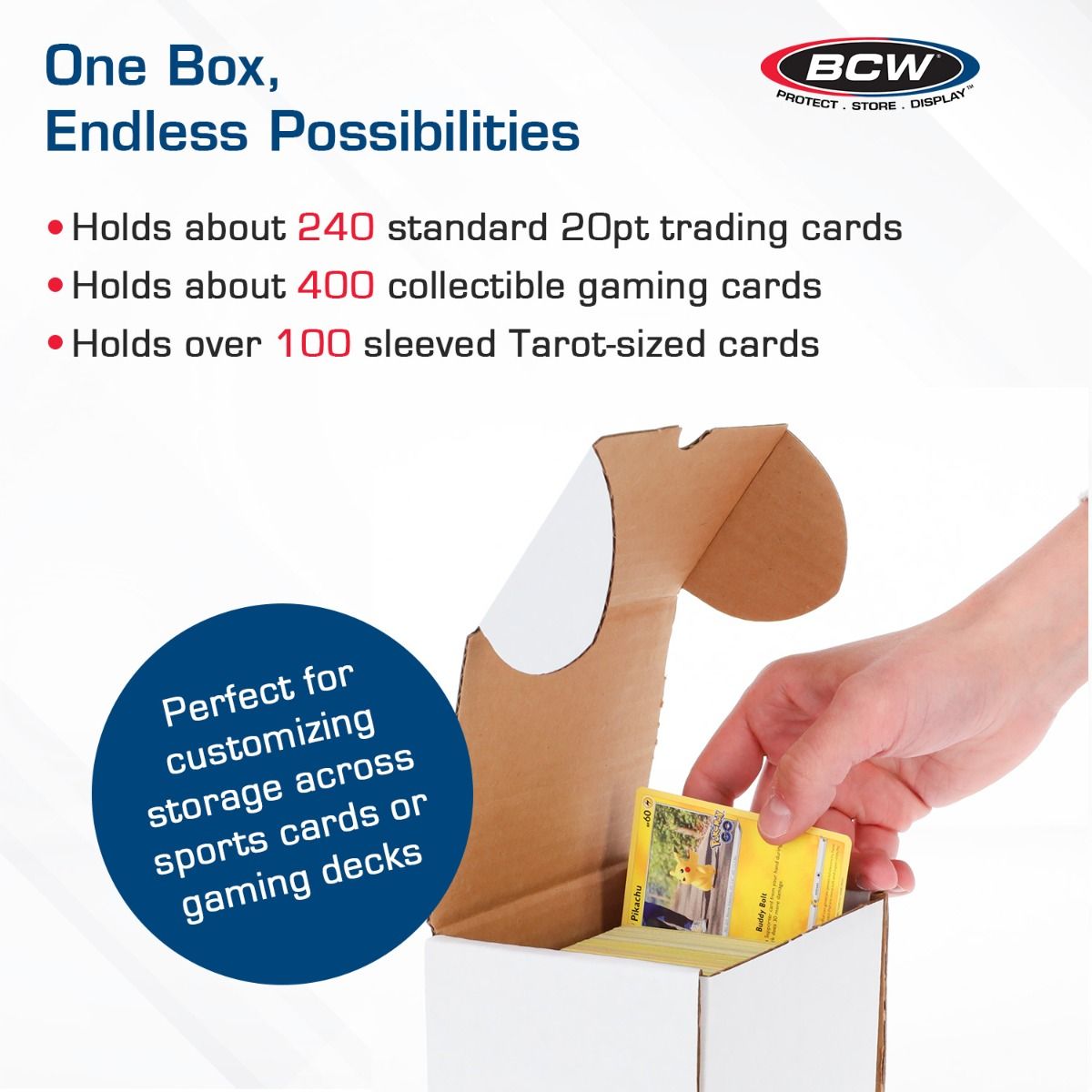 BCW 330 Count Cardboard Storage Box