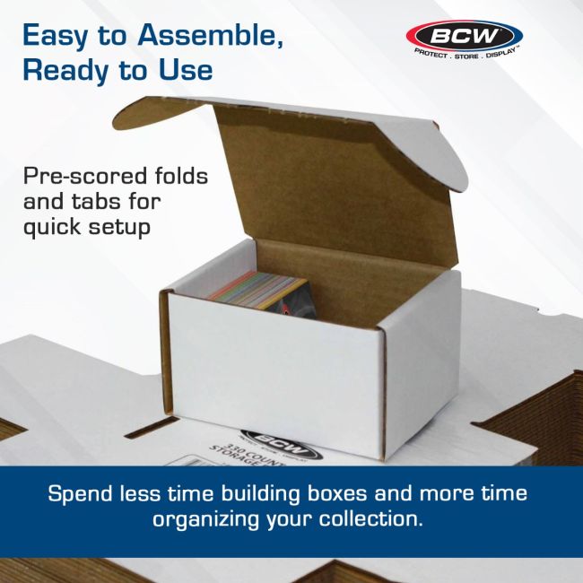 BCW 330 Count Cardboard Storage Box