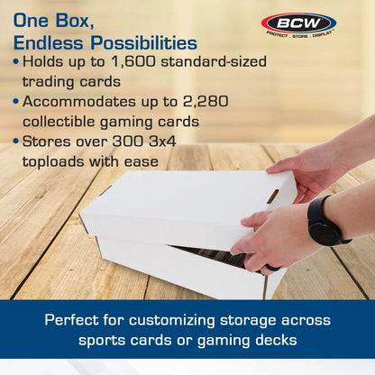 BCW Shoe Storage Cardboard Box (1,600 CT.)