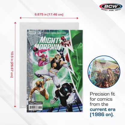 BCW Premade® Resealable Current Comic Bag and Board - 50 Ct Pack