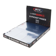 BCW LaserWeld® 6-Pocket Card Page - 1 Single Page