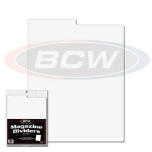 BCW Magazine Dividers - White - 25 Count
