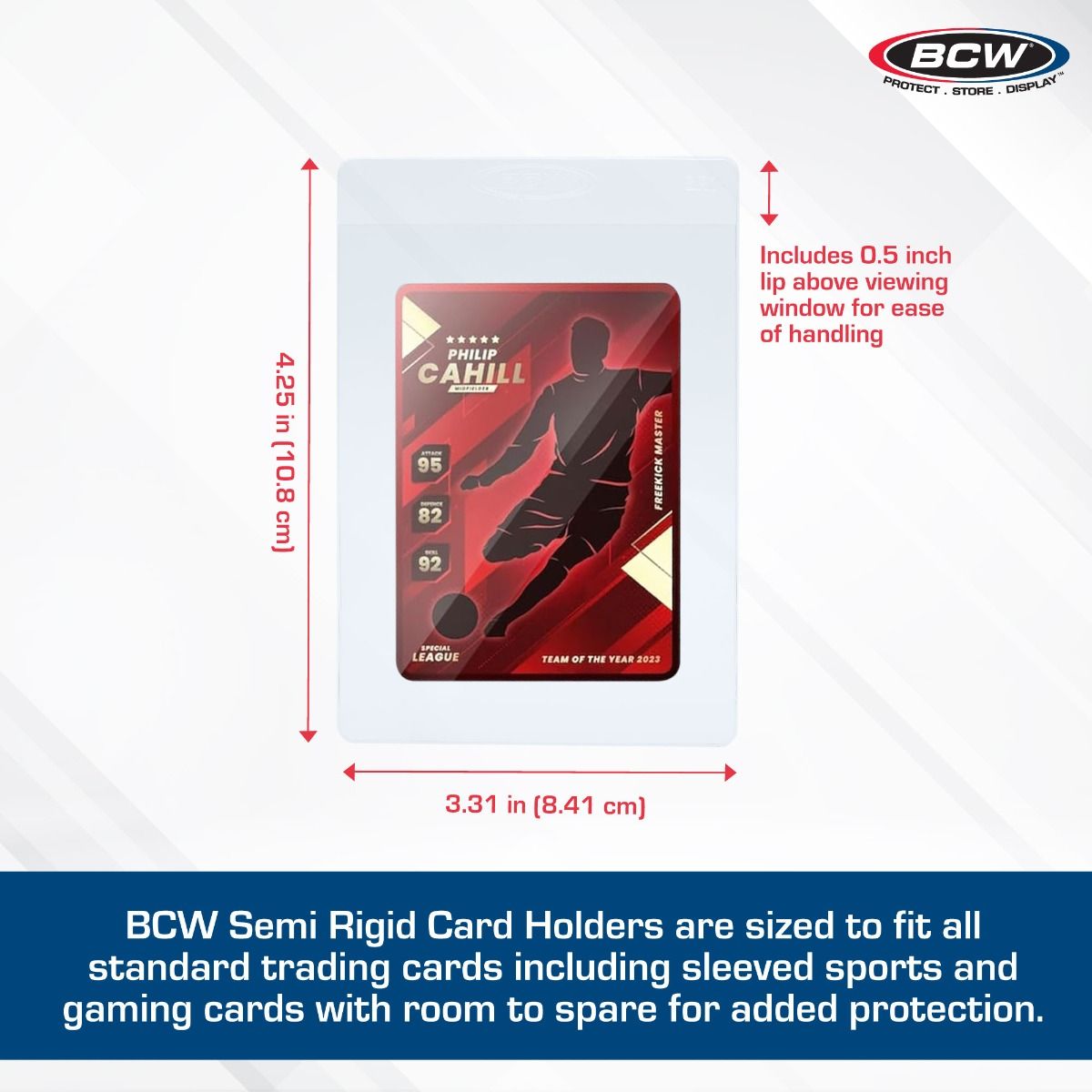 BCW Semi-Rigid Card Holder #1 - 200 Ct Box