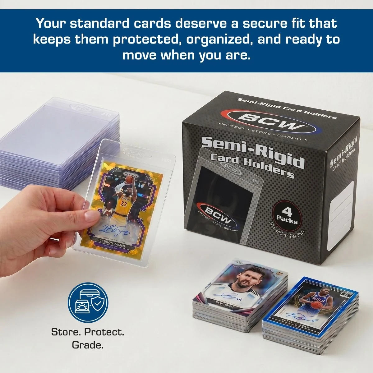 BCW Semi-Rigid Card Holder #2 - 200 Ct Box