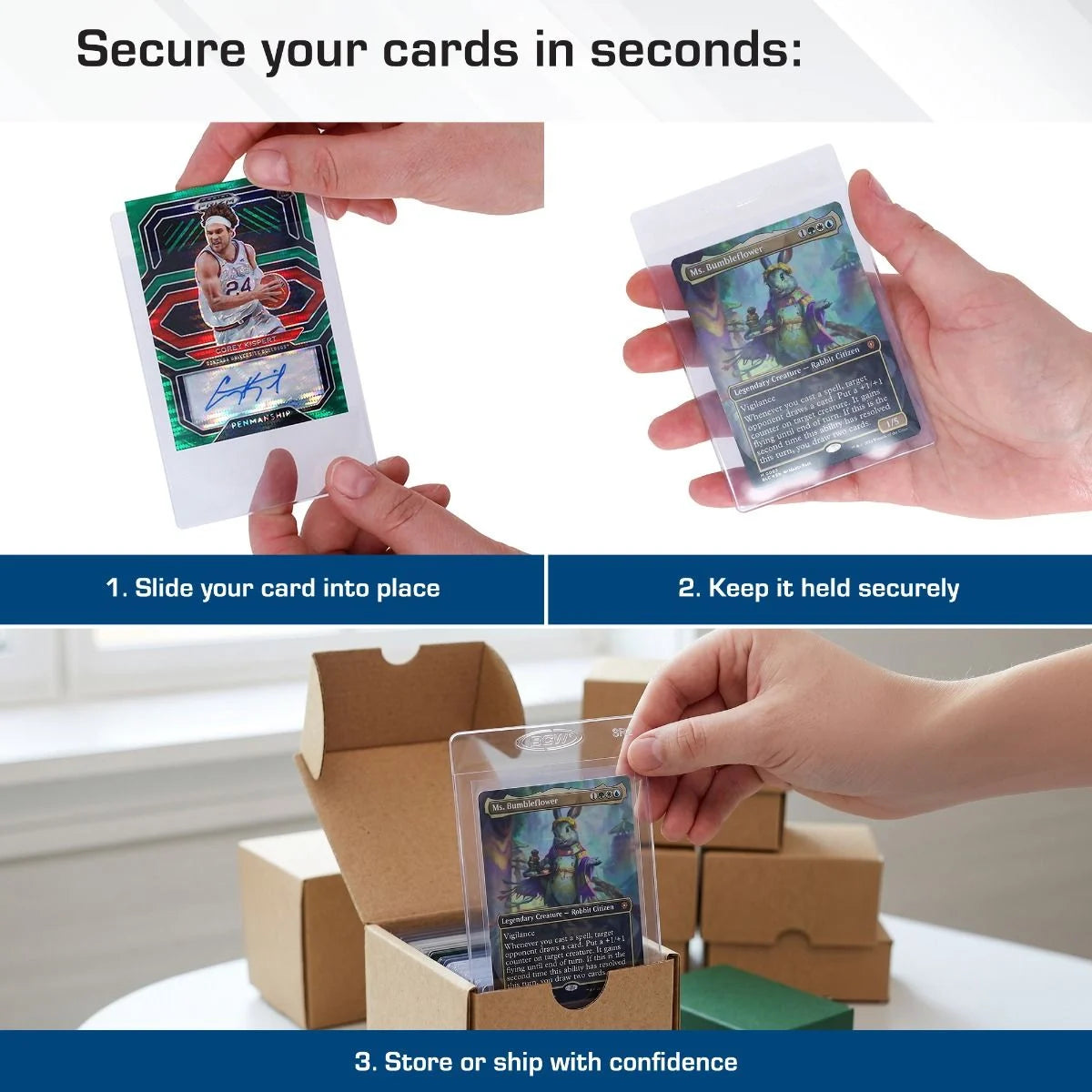 BCW Semi-Rigid Card Holder #2 - 200 Ct Box