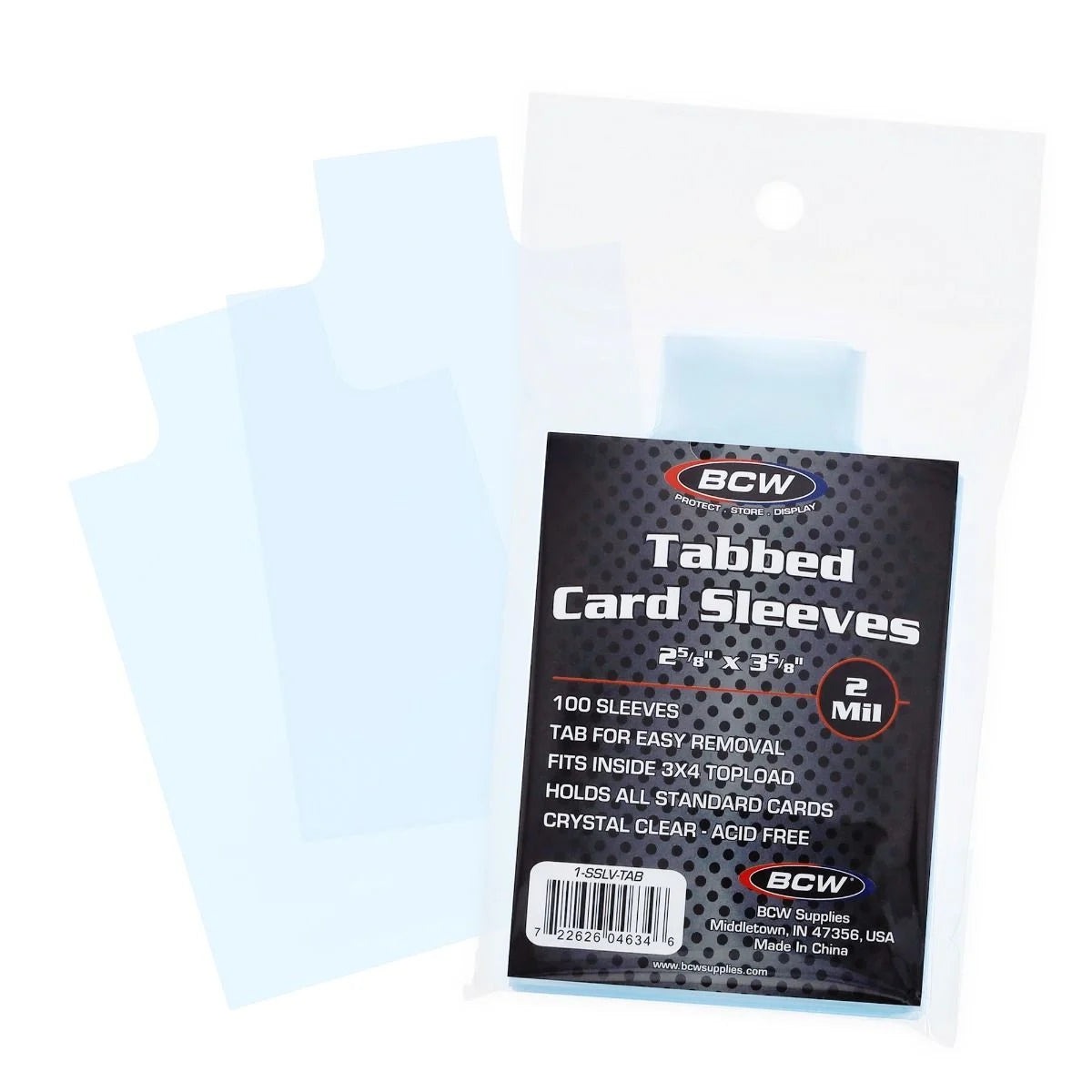 BCW Standard Card Sleeves - Tab