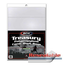BCW Treasury Comic Book Magazine Reseable Bags - 100 Ct