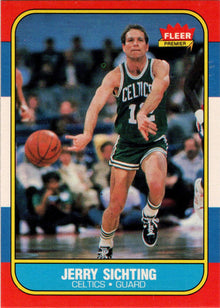 1986-87 Fleer Basketball #101 Jerry Sichting Base Rookie Card