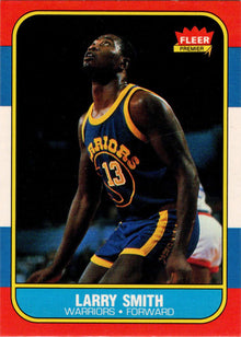 1986-87 Fleer Basketball #104 Larry Smith Base Rookie Card