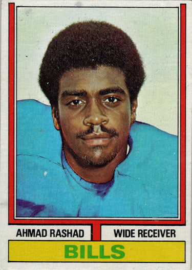 Topps Football 1974 Base Card 105 Ahmad Rashad