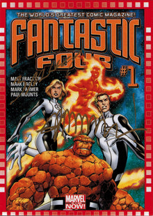 Marvel Now! 2014 Autograph Card 106 Cutting Edge Cover Matt Fraction and Mark Bagley