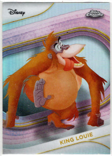 2025 Topps Chrome Disney Refractor Parallel Card 108 King Louie