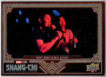 2023 Upper Deck Marvel Shang-Chi Silver Parallel Card 10 "Don't Want To…" /199