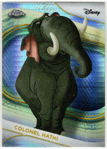 2025 Topps Chrome Disney Prism Parallel Card 110 Colonel Hathi