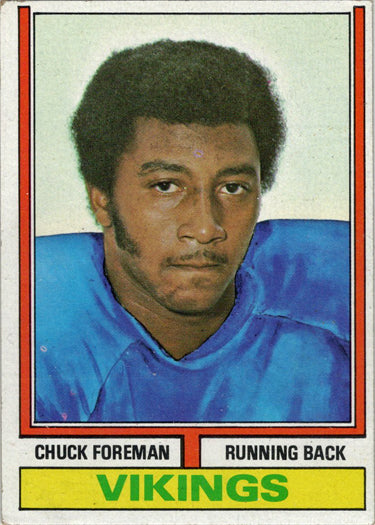 Topps Football 1974 Base Card 113 Chuck Foreman