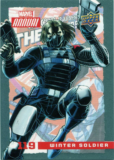 Marvel Annual 2016 Short Print Chase Card 119 Winter Soldier