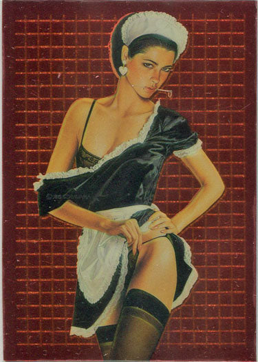 Sorayama 2 Chromium Creatures Base Card 11 "French Maid"