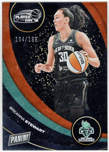 2025 Panini WNBA Player of the Day Orange Parallel Card 11 Breanna Stewart /199