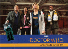 2022 Doctor Who Series 11 & 12 Teal Parallel Card 11 "Arachnids In The UK" /99