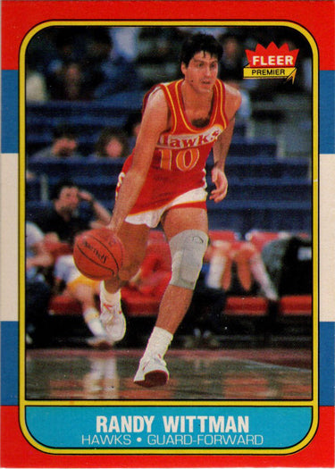 1986-87 Fleer Basketball #127 Randy Wittman Base Rookie Card