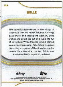 2025 Topps Chrome Disney Base Card 129 Belle