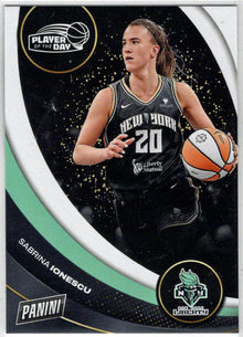 2025 Panini WNBA Player of the Day Base Card 12 Sabrina Ionescu