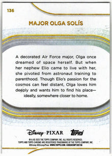 2025 Topps Chrome Disney Base Card 136 Major Olga Solis