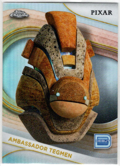 2025 Topps Chrome Disney Refractor Parallel Card 138 Ambassador Tegman