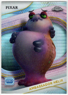 2025 Topps Chrome Disney Prism Parallel Card 139 Ambassador Helix