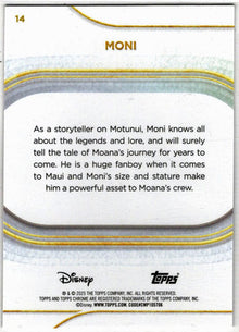 2025 Topps Chrome Disney Base Card 14 Moni