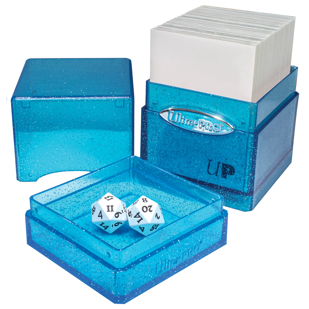 Ultra PRO: Satin Tower - Glitter Blue