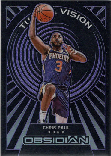 Panini Obsidian Basketball 2021-22 Tunnel Vision Purple Etch Insert Card 15 Chris Paul 50/75